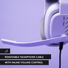 image:imageLogitech G Astro A10 Gen 2 CrossPlatform Wired Gaming Headset for PlayStation 54 Xbox SX Nintendo Switch PC 35mm Headphone Jack 32mm Drivers FliptoMute Mic OverEar  LilacLilac