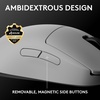 image:imageLogitech G PRO 2 Lightspeed Wireless Gaming Mouse Right or LeftHanded Mouse with up to 4 Customizable and Switchable Magnetic Side Buttons 44K DPI Sensor USBC Charging for PCMac  BlackWhite