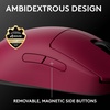image:imageLogitech G PRO 2 Lightspeed Wireless Gaming Mouse Right or LeftHanded Mouse with up to 4 Customizable and Switchable Magnetic Side Buttons 44K DPI Sensor USBC Charging for PCMac  BlackMagenta