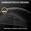 image:imageLogitech G PRO 2 Lightspeed Wireless Gaming Mouse Right or LeftHanded Mouse with up to 4 Customizable and Switchable Magnetic Side Buttons 44K DPI Sensor USBC Charging for PCMac  BlackBlack