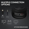 image:imageLogitech G PRO X 2 Lightspeed Wireless Gaming Headset Detachable Boom Mic 50mm Graphene Drivers DTSX Headphone 2071 Surround BluetoothUSB35mm Aux for PC PS5 PS4 Nintendo Switch  BlackWhite