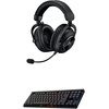 image:imageLogitech G PRO X 2 Lightspeed Wireless Gaming Headset Detachable Boom Mic 50mm Graphene Drivers DTSX Headphone 2071 Surround BluetoothUSB35mm Aux for PC PS5 PS4 Nintendo Switch  BlackBlack