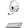 image:imageLogitech G PRO X 2 Lightspeed Wireless Gaming Headset Detachable Boom Mic 50mm Graphene Drivers DTSX Headphone 2071 Surround BluetoothUSB35mm Aux for PC PS5 PS4 Nintendo Switch  BlackWhite