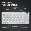 image:imageLogitech G PRO X TKL Rapid Tenkeyless Wired Gaming Keyboard Magnetic Analog Switches with Rapid Trigger Lightsync RGB Detachable USBC Cable Volume Roller amp Media Buttons  BlackWhite