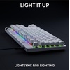 image:imageLogitech G PRO X TKL Rapid Tenkeyless Wired Gaming Keyboard Magnetic Analog Switches with Rapid Trigger Lightsync RGB Detachable USBC Cable Volume Roller amp Media Buttons  BlackWhite