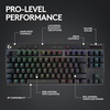 image:imageLogitech G PRO X TKL Rapid Tenkeyless Wired Gaming Keyboard Magnetic Analog Switches with Rapid Trigger Lightsync RGB Detachable USBC Cable Volume Roller amp Media Buttons  BlackBlack