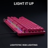 image:imageLogitech G PRO X TKL Rapid Tenkeyless Wired Gaming Keyboard Magnetic Analog Switches with Rapid Trigger Lightsync RGB Detachable USBC Cable Volume Roller amp Media Buttons  BlackMagenta