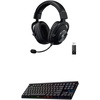 image:imageLogitech G Pro X SE Wired Gaming Headset with Microphone Detachable Microphone DTS HeadphoneX 71 for PC Xbox One Xbox Series XS PS5 PS4 Includes USB DAC  BlackClassic