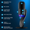image:imageLogitech G Yeti GX Dynamic RGB Gaming Microphone with LIGHTSYNC USB Mic for Streaming Supercardioid USB Plug and Play for PCMac  BlackBlack