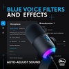image:imageLogitech G Yeti GX Dynamic RGB Gaming Microphone with LIGHTSYNC USB Mic for Streaming Supercardioid USB Plug and Play for PCMac  BlackBlack