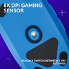 image:imageLogitech G203 Wired Gaming Mouse 8000 DPI Rainbow Optical Effect LIGHTSYNC RGB 6 Programmable Buttons OnBoard Memory Screen Mapping PCMac Computer and Laptop Compatible  LilacBlue