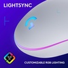 image:imageLogitech G203 Wired Gaming Mouse 8000 DPI Rainbow Optical Effect LIGHTSYNC RGB 6 Programmable Buttons OnBoard Memory Screen Mapping PCMac Computer and Laptop Compatible  LilacWhite