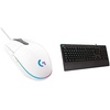 image:imageLogitech G203 Wired Gaming Mouse 8000 DPI Rainbow Optical Effect LIGHTSYNC RGB 6 Programmable Buttons OnBoard Memory Screen Mapping PCMac Computer and Laptop Compatible  LilacWhite