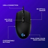 image:imageLogitech G203 Wired Gaming Mouse 8000 DPI Rainbow Optical Effect LIGHTSYNC RGB 6 Programmable Buttons OnBoard Memory Screen Mapping PCMac Computer and Laptop Compatible  LilacBlack