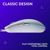 image:imageLogitech G203 Wired Gaming Mouse 8000 DPI Rainbow Optical Effect LIGHTSYNC RGB 6 Programmable Buttons OnBoard Memory Screen Mapping PCMac Computer and Laptop Compatible  LilacWhite
