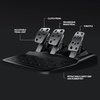image:imageLogitech G29 Driving Force Racing Wheel and Floor Pedals Real Force Feedback Stainless Steel Paddle Shifters Leather Steering Wheel Cover for PS5 PS4 PC Mac  BlackWheel Kit  Black
