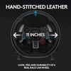 image:imageLogitech G29 Driving Force Racing Wheel and Floor Pedals Real Force Feedback Stainless Steel Paddle Shifters Leather Steering Wheel Cover for PS5 PS4 PC Mac  BlackWheel Kit  Black