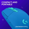 image:imageLogitech G305 Lightspeed Wireless Gaming Mouse Hero Sensor 12000 DPI Lightweight 6 Programmable Buttons 250h Battery OnBoard Memory Compatible with PC Mac  WhiteBlue