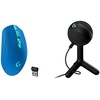 image:imageLogitech G305 Lightspeed Wireless Gaming Mouse Hero Sensor 12000 DPI Lightweight 6 Programmable Buttons 250h Battery OnBoard Memory Compatible with PC Mac  WhiteBlue
