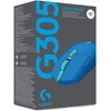image:imageLogitech G305 Lightspeed Wireless Gaming Mouse Hero Sensor 12000 DPI Lightweight 6 Programmable Buttons 250h Battery OnBoard Memory Compatible with PC Mac  WhiteBlue