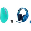 image:imageLogitech G305 Lightspeed Wireless Gaming Mouse Hero Sensor 12000 DPI Lightweight 6 Programmable Buttons 250h Battery OnBoard Memory Compatible with PC Mac  WhiteMint