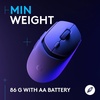 image:imageLogitech G309 Lightspeed Wireless Gaming Mouse Lightweight LIGHTFORCE Hybrid Switches Hero 25K Sensor 300 Hour Battery Life with AA Battery 6 Programmable Buttons PC amp Mac  BlackWhite