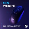 image:imageLogitech G309 Lightspeed Wireless Gaming Mouse Lightweight LIGHTFORCE Hybrid Switches Hero 25K Sensor 300 Hour Battery Life with AA Battery 6 Programmable Buttons PC amp Mac  BlackBlack
