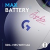 image:imageLogitech G309 Lightspeed Wireless Gaming Mouse Lightweight LIGHTFORCE Hybrid Switches Hero 25K Sensor 300 Hour Battery Life with AA Battery 6 Programmable Buttons PC amp Mac  BlackGenshin Impact Limited Edition