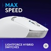 image:imageLogitech G309 Lightspeed Wireless Gaming Mouse Lightweight LIGHTFORCE Hybrid Switches Hero 25K Sensor 300 Hour Battery Life with AA Battery 6 Programmable Buttons PC amp Mac  BlackWhite