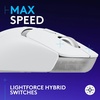 image:imageLogitech G309 Lightspeed Wireless Gaming Mouse Lightweight LIGHTFORCE Hybrid Switches Hero 25K Sensor 300 Hour Battery Life with AA Battery 6 Programmable Buttons PC amp Mac  BlackWhite