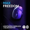 image:imageLogitech G309 Lightspeed Wireless Gaming Mouse Lightweight LIGHTFORCE Hybrid Switches Hero 25K Sensor 300 Hour Battery Life with AA Battery 6 Programmable Buttons PC amp Mac  BlackBlack