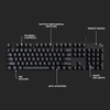 image:imageLogitech G413 TKL SE Mechanical Gaming Keyboard  Compact Backlit Keyboard with Tactile Mechanical Switches AntiGhosting Compatible with Windows macOS  Black AluminumFull Size