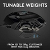 image:imageLogitech G502 Lightspeed Wireless Gaming Mouse with Hero 25K Sensor PowerPlay Compatible Tunable Weights and Lightsync RGB  BlackBlack