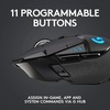 image:imageLogitech G502 Lightspeed Wireless Gaming Mouse with Hero 25K Sensor PowerPlay Compatible Tunable Weights and Lightsync RGB  BlackBlack