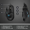 image:imageLogitech G502 Lightspeed Wireless Gaming Mouse with Hero 25K Sensor PowerPlay Compatible Tunable Weights and Lightsync RGB  BlackBlack