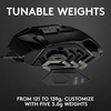 image:imageLogitech G502 Lightspeed Wireless Gaming Mouse with Hero 25K Sensor PowerPlay Compatible Tunable Weights and Lightsync RGB  BlackBlack