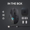 image:imageLogitech G502 Lightspeed Wireless Gaming Mouse with Hero 25K Sensor PowerPlay Compatible Tunable Weights and Lightsync RGB  BlackBlack