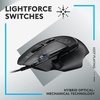 image:imageLogitech G502 X Wired Gaming Mouse  LIGHTFORCE Hybrid OpticalMechanical Primary switches Hero 25K Gaming Sensor Compatible with PC  macOSWindows  WhiteBlack