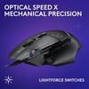 image:imageLogitech G502 X Wired Gaming Mouse  LIGHTFORCE Hybrid OpticalMechanical Primary switches Hero 25K Gaming Sensor Compatible with PC  macOSWindows  WhiteBlack