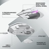image:imageLogitech G502 X Wired Gaming Mouse  LIGHTFORCE Hybrid OpticalMechanical Primary switches Hero 25K Gaming Sensor Compatible with PC  macOSWindows  WhiteWhite