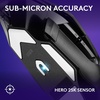 image:imageLogitech G502 X Wired Gaming Mouse  LIGHTFORCE Hybrid OpticalMechanical Primary switches Hero 25K Gaming Sensor Compatible with PC  macOSWindows  WhiteBlack