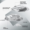 image:imageLogitech G502 X Wired Gaming Mouse  LIGHTFORCE Hybrid OpticalMechanical Primary switches Hero 25K Gaming Sensor Compatible with PC  macOSWindows  WhiteWhite