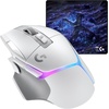 image:imageLogitech G502 X Wired Gaming Mouse  LIGHTFORCE Hybrid OpticalMechanical Primary switches Hero 25K Gaming Sensor Compatible with PC  macOSWindows  WhiteWhite