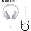 image:imageLogitech G522 Lightspeed Wireless Gaming Headset FullBand Mic Advanced Audio TriConnect Lightspeed Bluetooth USB A to C LIGHTSYNC RGB for PC amp Nintendo SwitchSwitch 2  BlackWhite