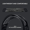 image:imageLogitech G733 Lightspeed Wireless Gaming Headset with Suspension Headband LIGHTSYNC RGB Blue VOCE mic Technology and PROG Audio Drivers  LilacBlack