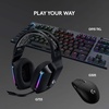 image:imageLogitech G733 Lightspeed Wireless Gaming Headset with Suspension Headband LIGHTSYNC RGB Blue VOCE mic Technology and PROG Audio Drivers  LilacBlack