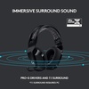 image:imageLogitech G733 Lightspeed Wireless Gaming Headset with Suspension Headband LIGHTSYNC RGB Blue VOCE mic Technology and PROG Audio Drivers  LilacBlack