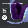 image:imageLogitech G733 Lightspeed Wireless Gaming Headset with Suspension Headband LIGHTSYNC RGB Blue VOCE mic Technology and PROG Audio Drivers  LilacLilac