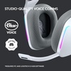 image:imageLogitech G733 Lightspeed Wireless Gaming Headset with Suspension Headband LIGHTSYNC RGB Blue VOCE mic Technology and PROG Audio Drivers  LilacWhite