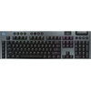 image:imageLogitech G915 X Lightspeed TKL LowProfile Wireless Gaming Keyboard DoubleShot PBT Keycaps Fully Programmable Keys RGB Backlighting Sleek Aluminum Finishing GL Brown Tactile  PCMac  BlackBlack